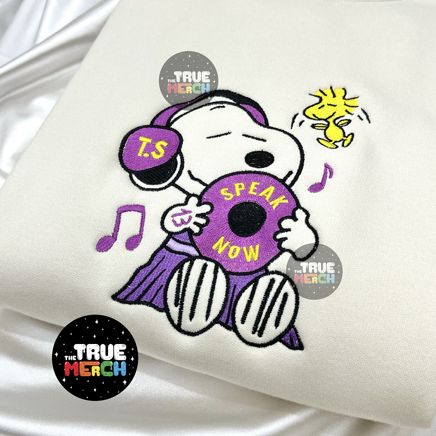Taylor Swift - Polera Bordada Snoopy (Speak Now) Embroidered 1