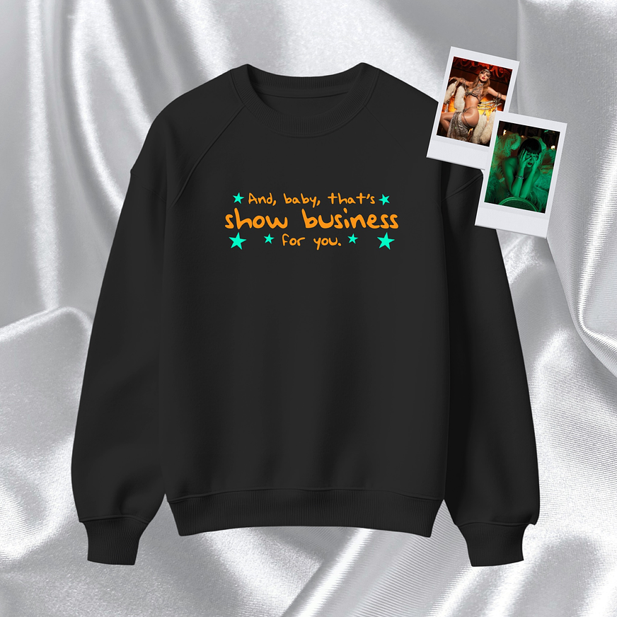 Taylor Swift - Polera Bordada Showgirl 🧡 Show Business 1
