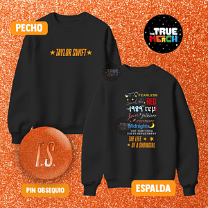 Taylor Swift - Polera Bordada ERAS (Doble Bordado) Showgirl