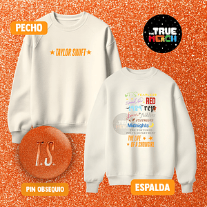 Taylor Swift - Polera Bordada ERAS (Doble Bordado) Showgirl