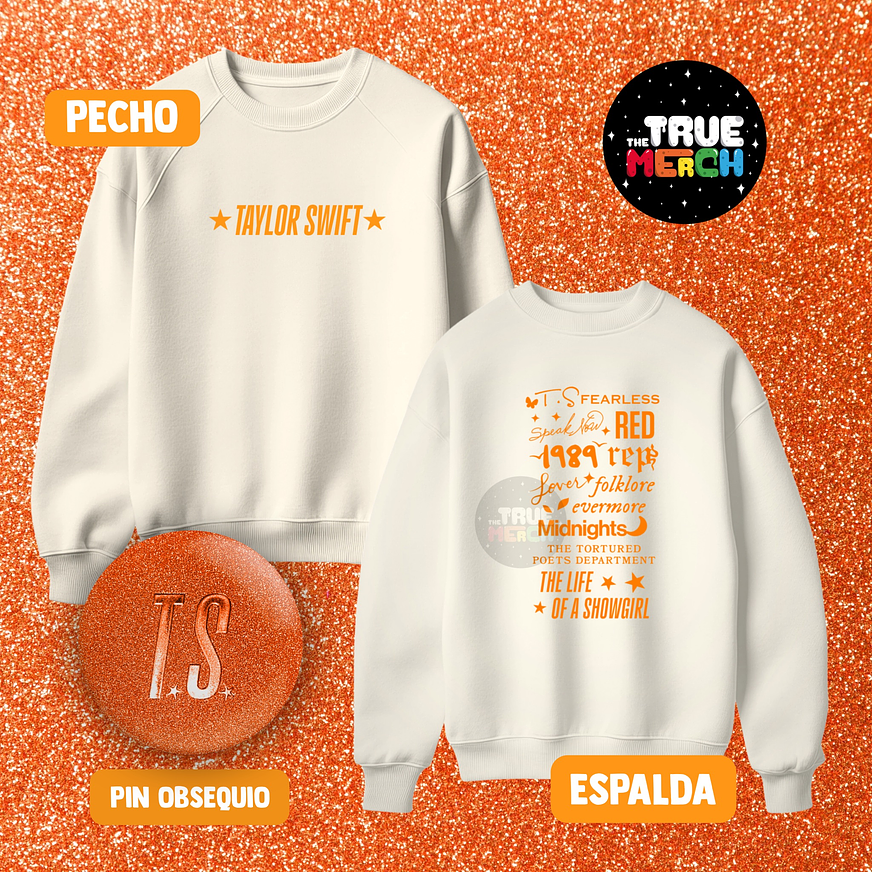 Taylor Swift - Polera Bordada ERAS (Doble Bordado) Showgirl 2