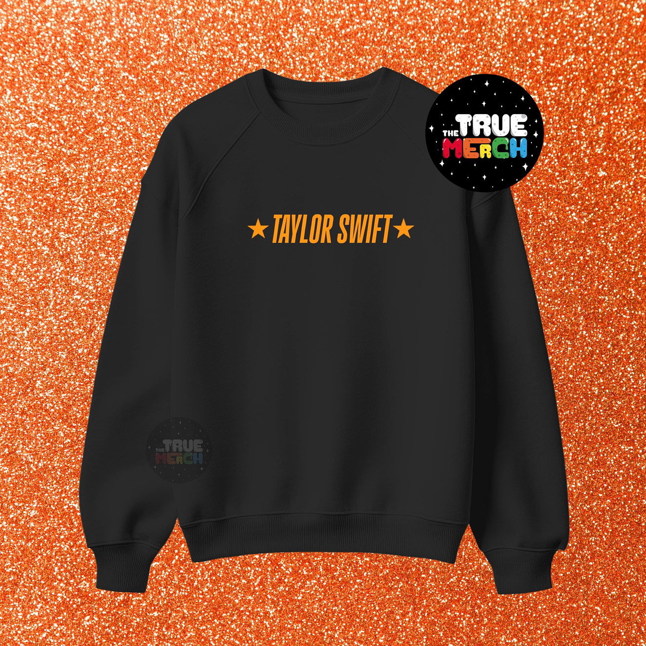 Taylor Swift - Polera Bordada TS Showgirl 🧡 1