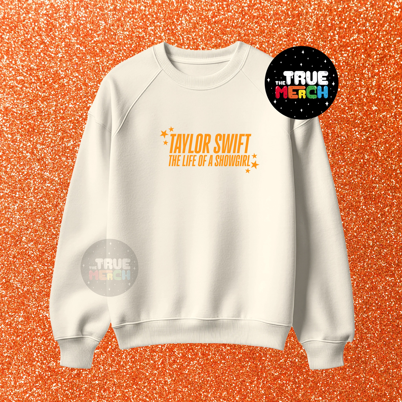 Taylor Swift - Polera Bordada “The Life of a Showgirl” 🧡 2