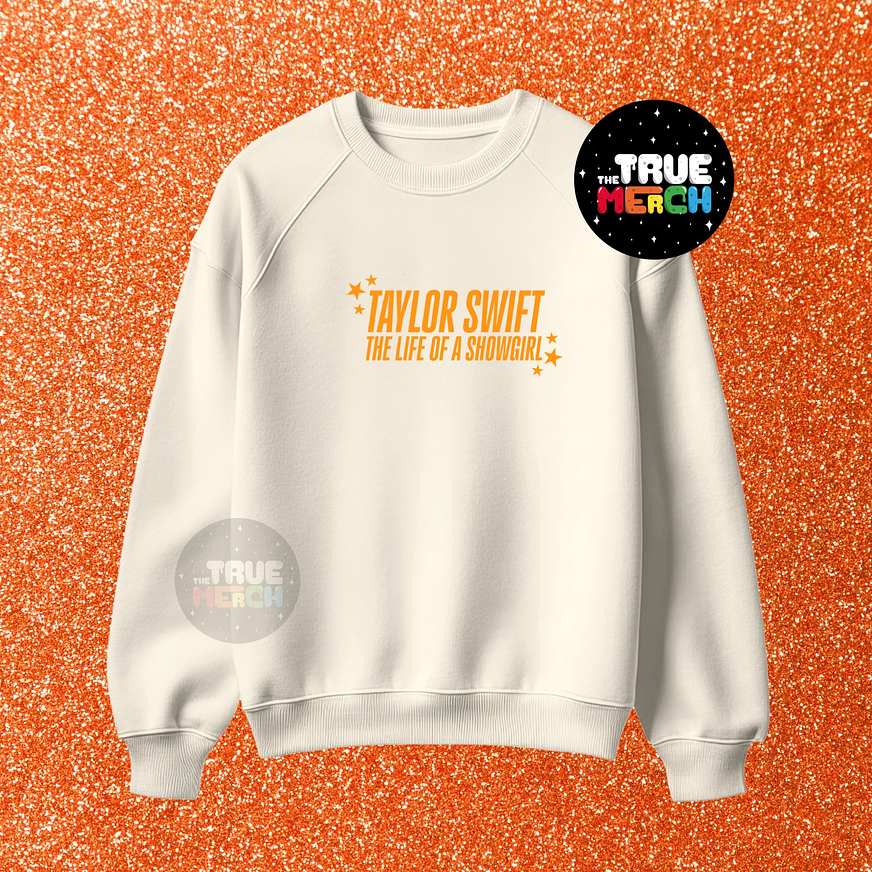Taylor Swift - Polera Bordada “The Life of a Showgirl” 🧡 2