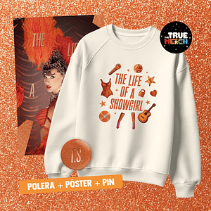 Taylor Swift - Polera Estampado The Life of a Showgirl ⭐️
