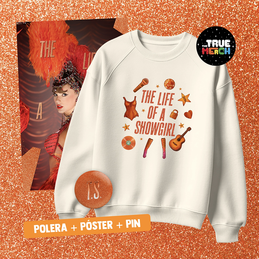 Taylor Swift - Polera Estampado The Life of a Showgirl ⭐️ 1