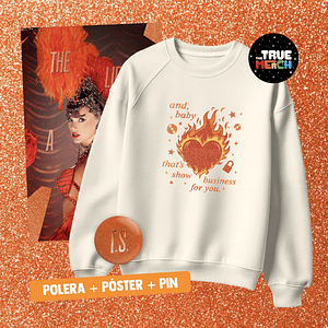 Taylor Swift - Polera Estampada Showgirl TS12 Show Business 🧡