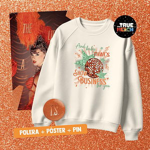 Taylor Swift - Polera Estampada Showgirl “Show Business” 🧡