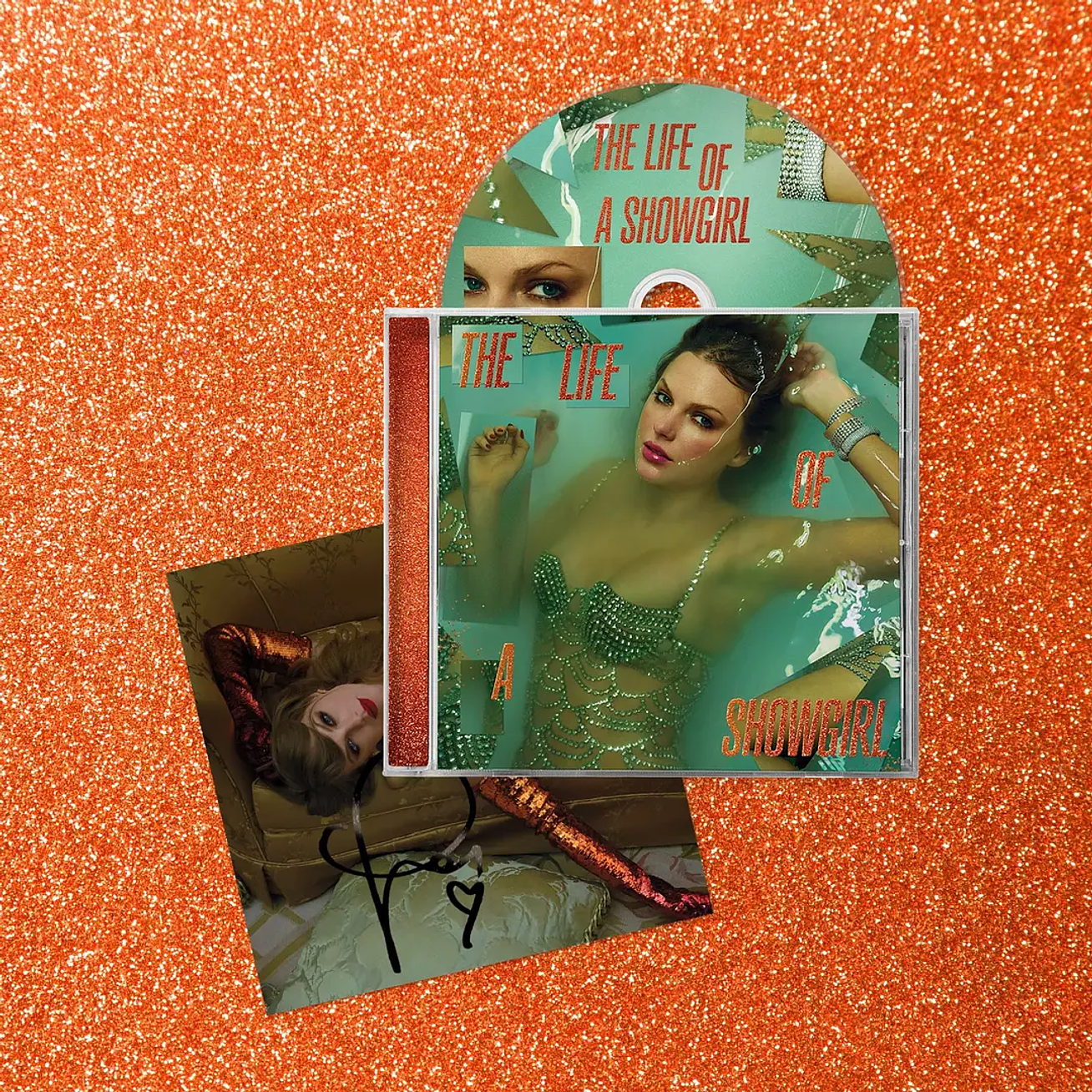 Taylor Swift - CD Autografiado The Life Of a Showgirl #2 (Signed) 1