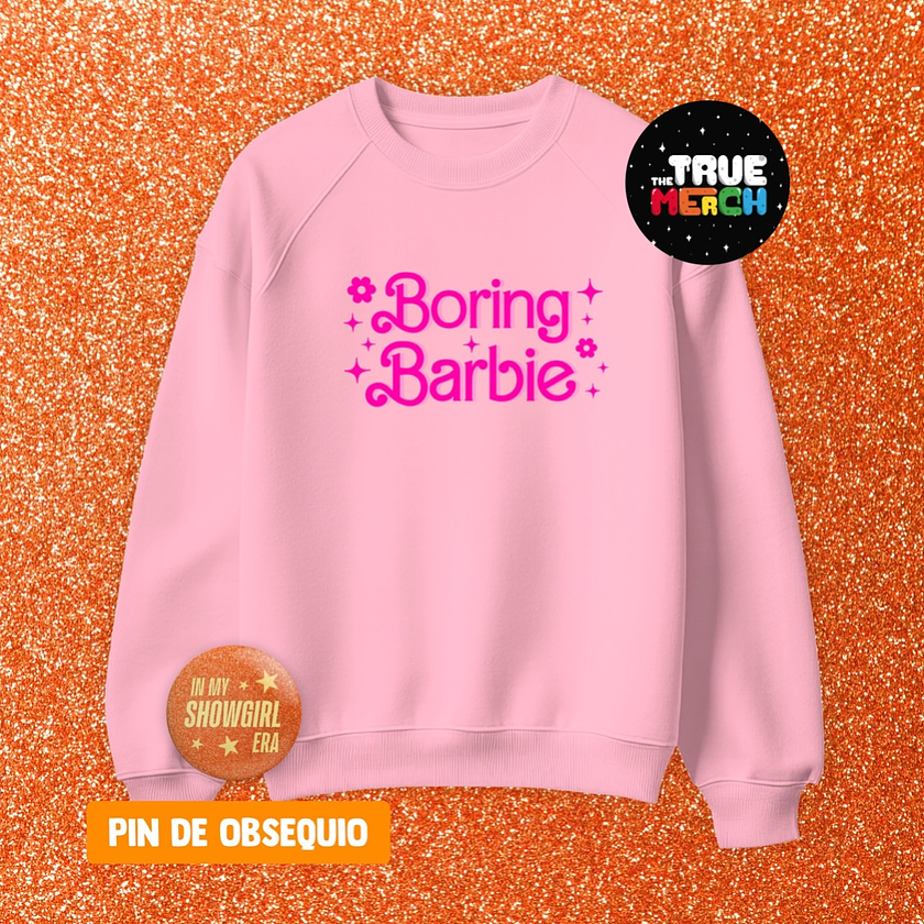Polera Bordada Taylor Swift - Boring Barbie (Actually Romantic) Showgirl 1