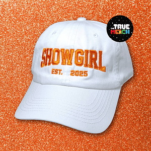 Gorra Bordada - The Life of a Showgirl, Taylor Swift (Blanco)