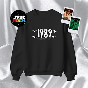 Taylor Swift - Polera Bordada 1989 (Taylor’s Version) Negro