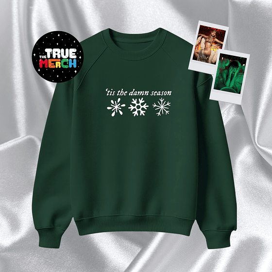 Taylor Swift - Polera Bordada ‘tis the damn season (Navidad) 2