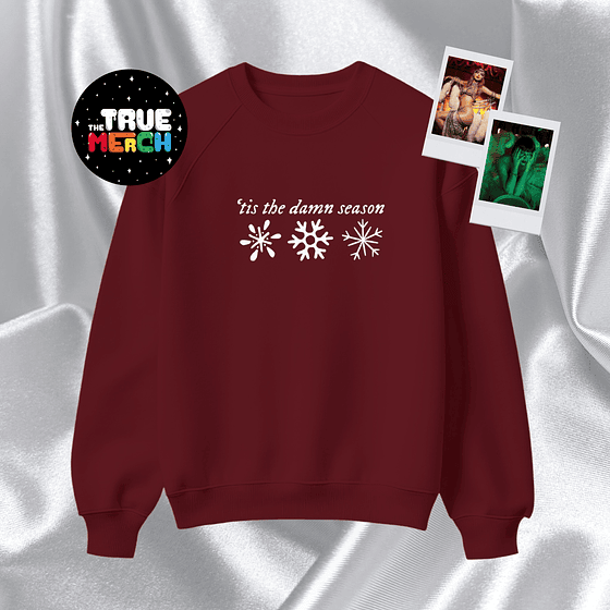 Taylor Swift - Polera Bordada ‘tis the damn season (Navidad) 3