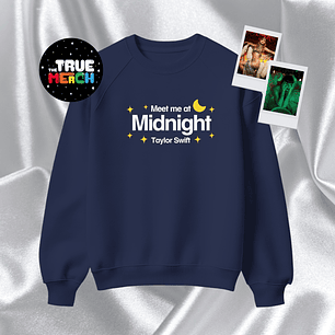 Taylor Swift - Polera Bordada Meet Me At Midnight (Midnights)