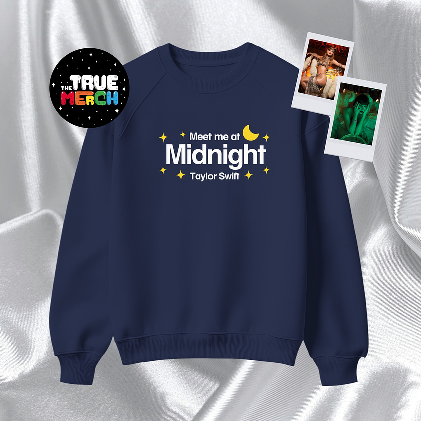 Taylor Swift - Polera Bordada Meet Me At Midnight (Midnights) 1