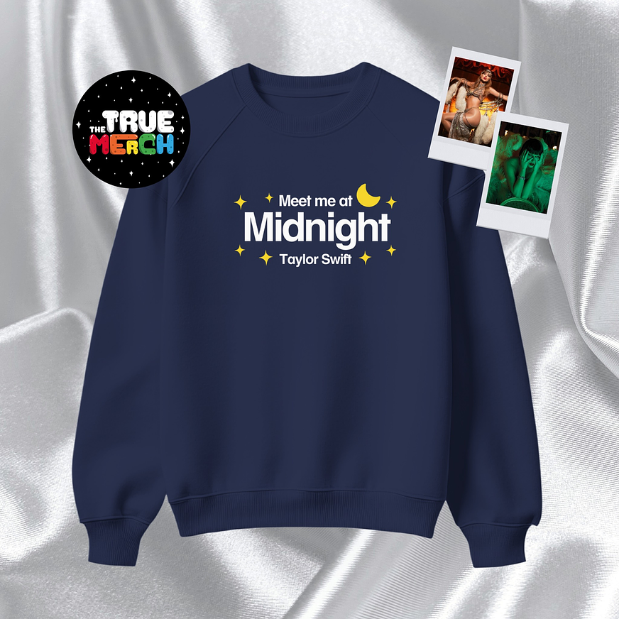 Taylor Swift - Polera Bordada Meet Me At Midnight (Midnights) 1