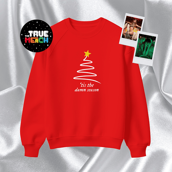 Taylor Swift - Polera Bordada ‘tis the damn season (Navidad) 1
