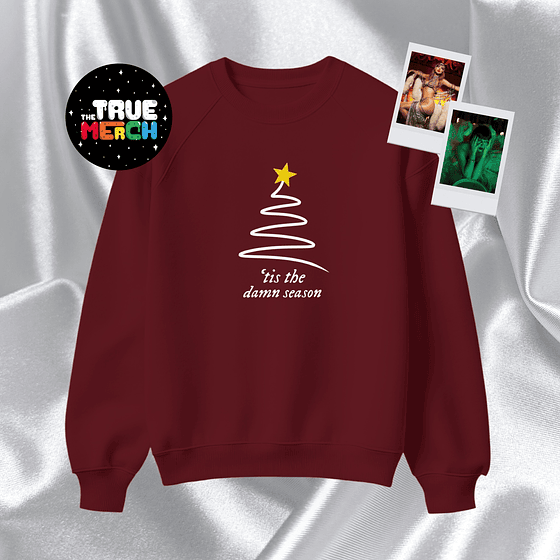 Taylor Swift - Polera Bordada ‘tis the damn season (Navidad) 2