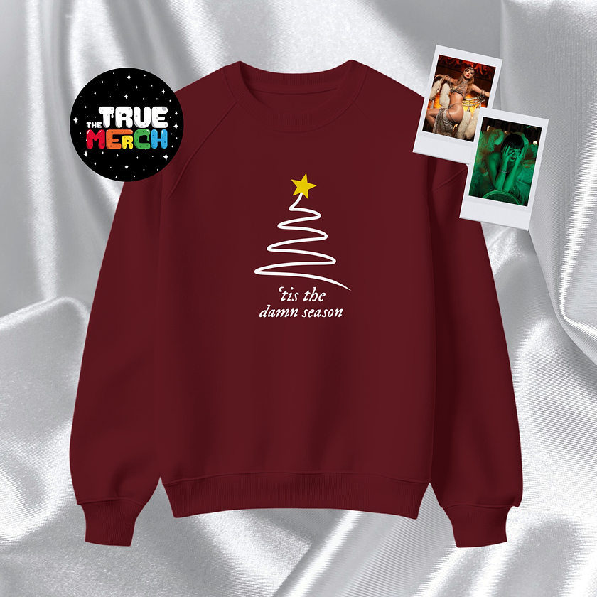 Taylor Swift - Polera Bordada ‘tis the damn season (Navidad) 2