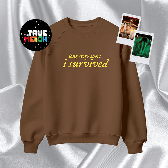 Taylor Swift - Polera Bordada long story short i survived 2