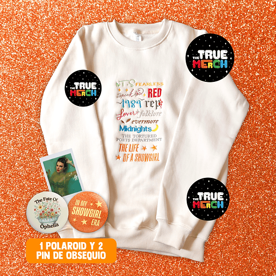 Taylor Swift - Polera Bordada Eras ⭐️⭐️ Showgirl TS12 1