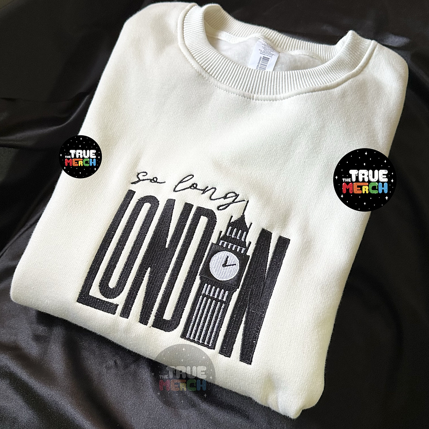 Polera Bordada - Taylor Swift So Long London (TTPD) 1