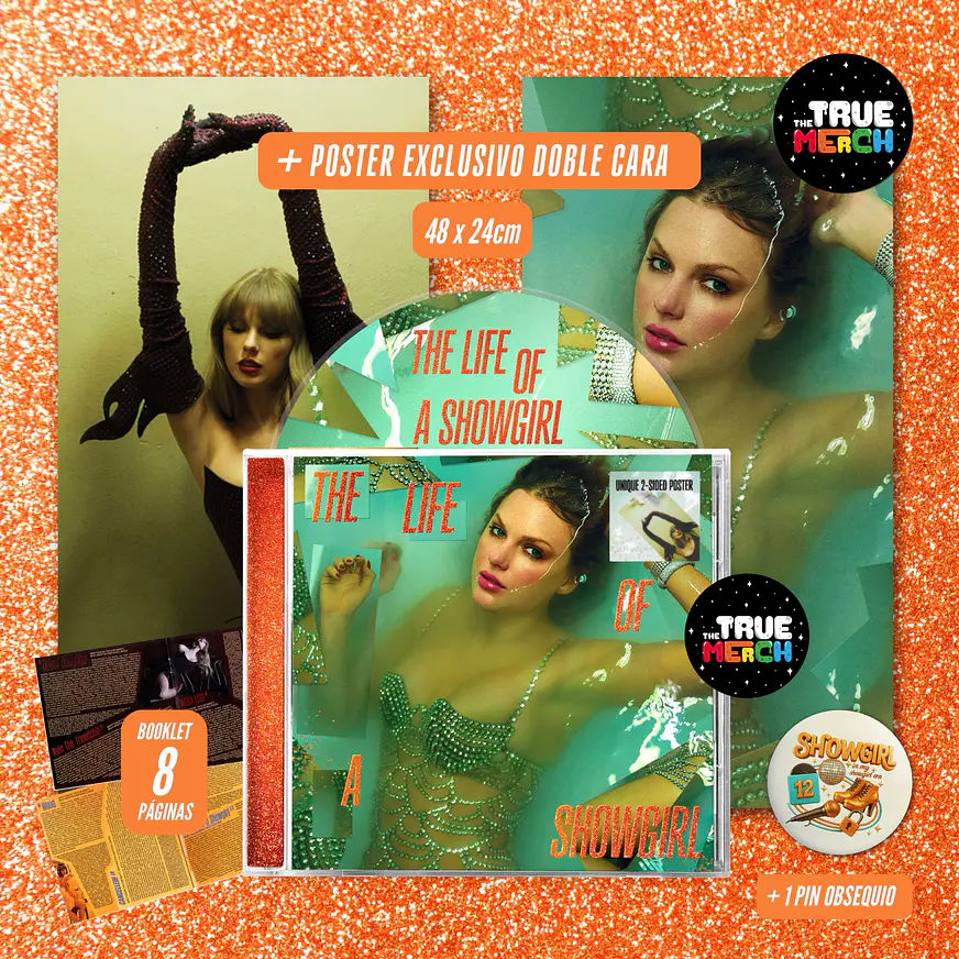 Taylor Swift - The Life Of A Showgirl CD (Sweat and Vanilla Perfume Edition) Target 1