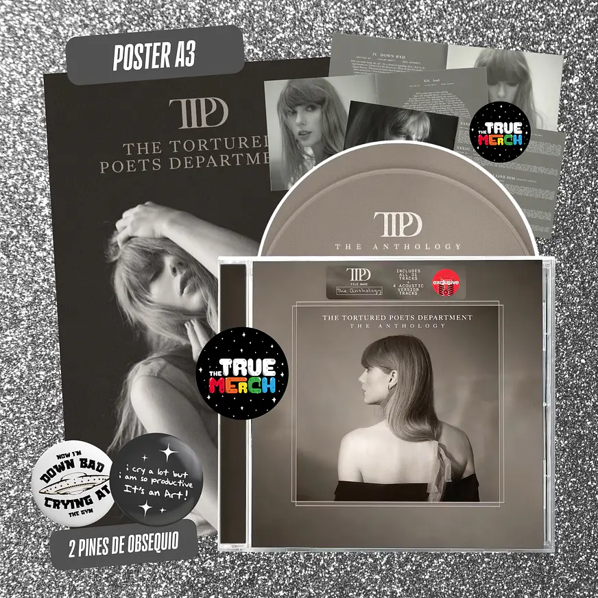 Taylor Swift - The Anthology CD (Target Exclusive) + Póster & Pines 1