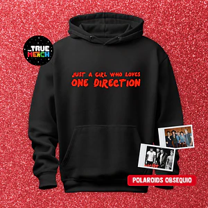 Polera Bordada - Just a girl who loves One Direction