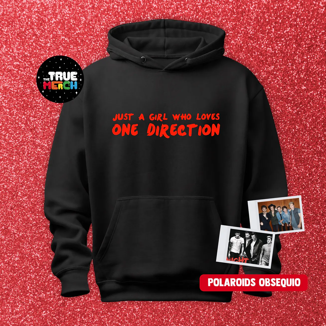 Polera Bordada - Just a girl who loves One Direction 1