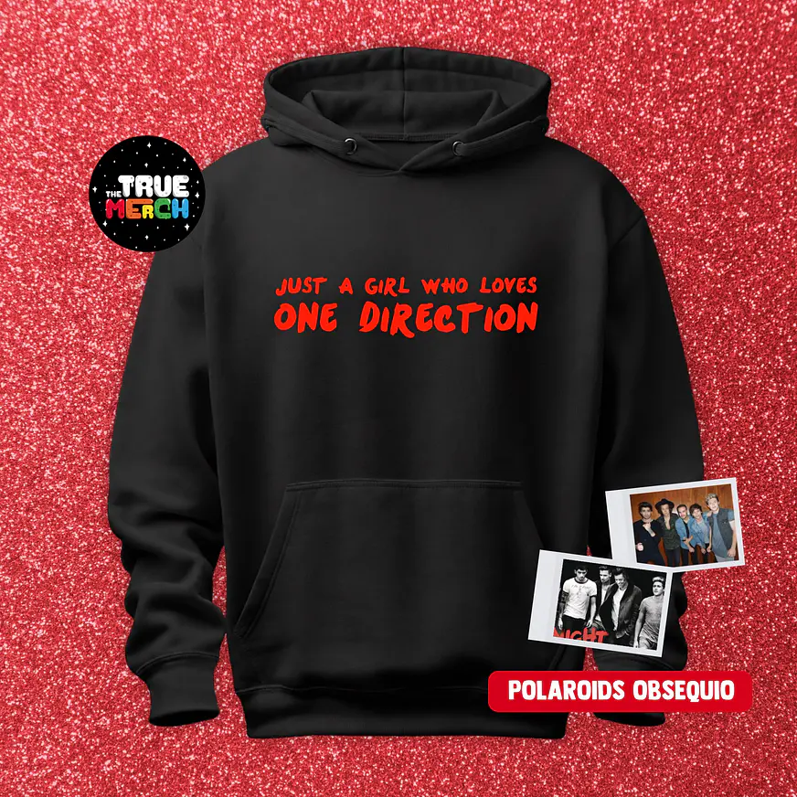 Polera Bordada - Just a girl who loves One Direction 1