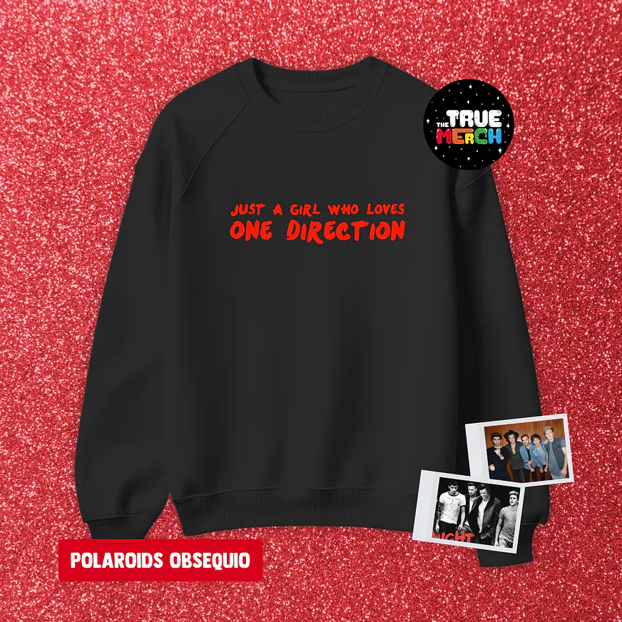 Polera Bordada - Just a girl who loves One Direction 2