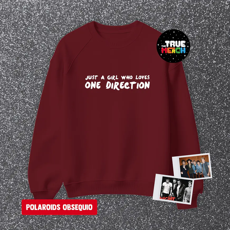 Polera Bordada - Just a girl who loves One Direction 3