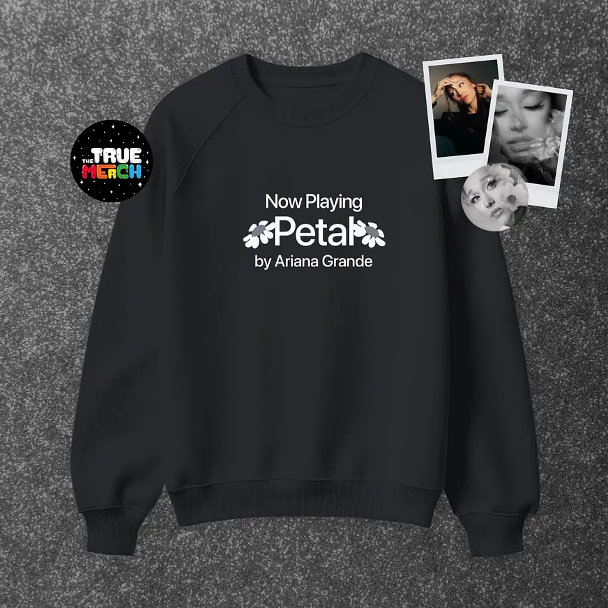 Ariana Grande - Polera Bordada Petal (Now Playing) #5 1