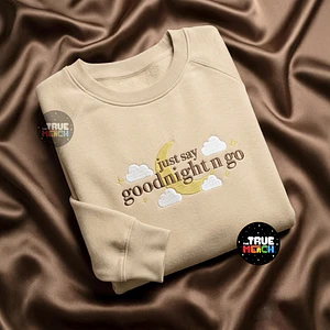Ariana Grande - Polera Bordada ‘goodnight n go’ Beige