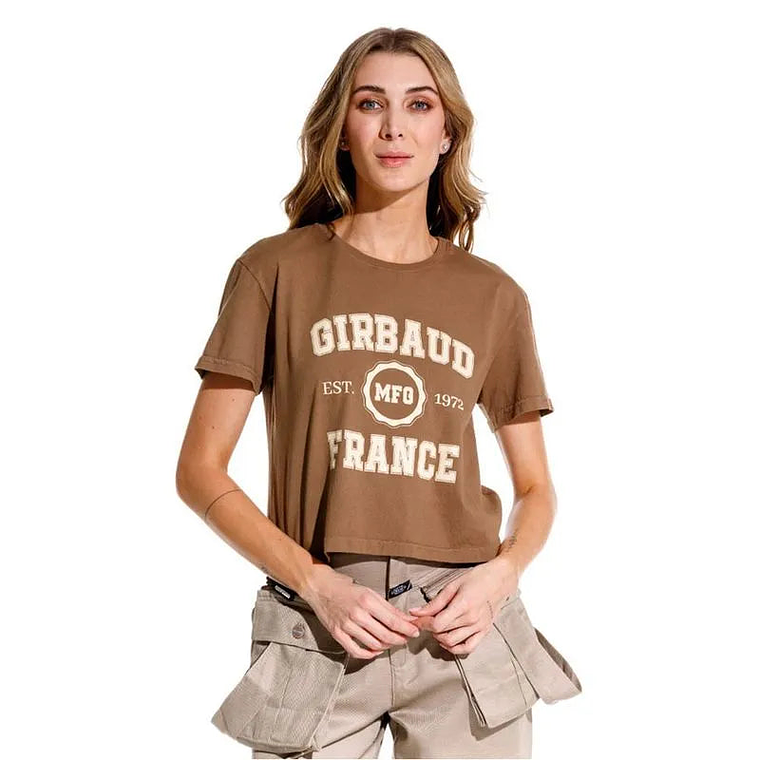 Camiseta Manga Corta Para Mujer Lueur Girbaud 2