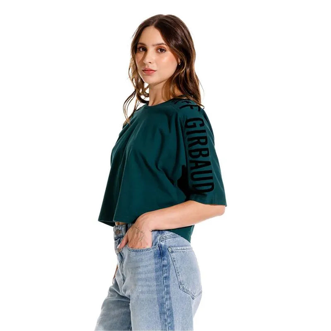 Camiseta Manga Corta Para Mujer Madame Girbaud 4