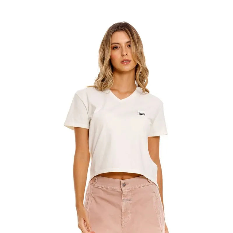 Camiseta Manga Corta Para Mujer Rose Girbaud 1
