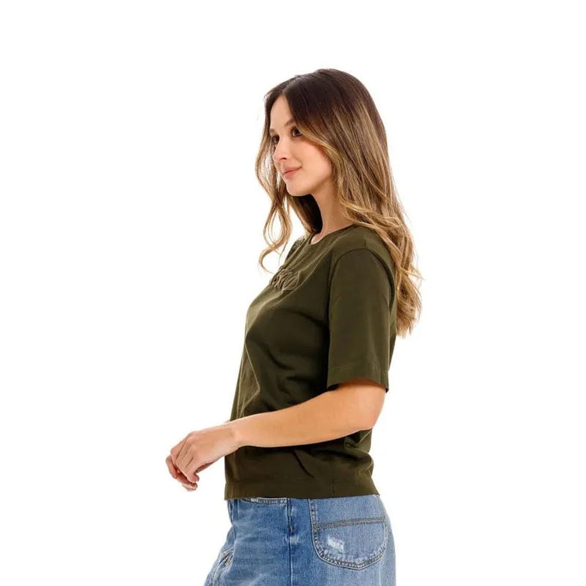 Camiseta Manga Corta Para Mujer Girbaud 2