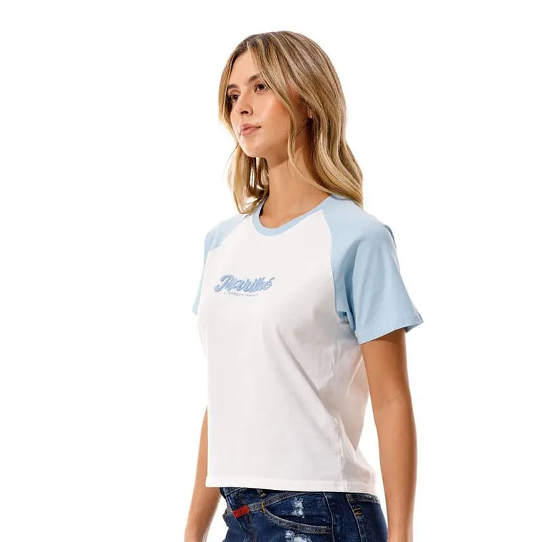 Camiseta Manga Corta Para Mujer Adele Girbaud 1