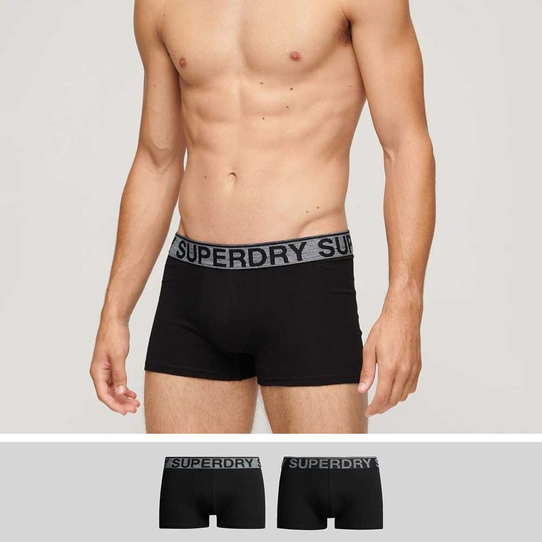 Boxer Para Hombre Trunk Double Pack Superdry 1
