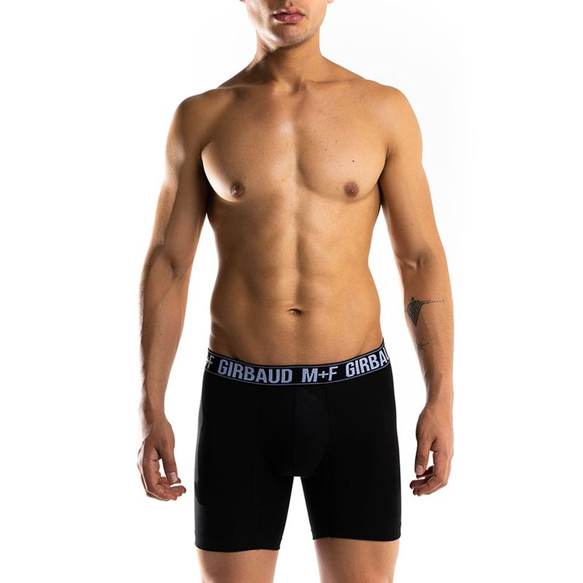 Boxer Tripack Negro Microfibra Para Hombre Girbaud 3