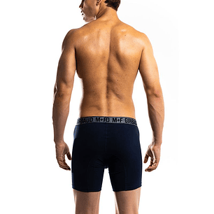 Boxer Bipack Azul Algodón-Licra Séduisant Para Hombre Girbaud