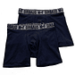 Boxer Bipack Azul Algodón-Licra Séduisant Para Hombre Girbaud - Miniatura 3