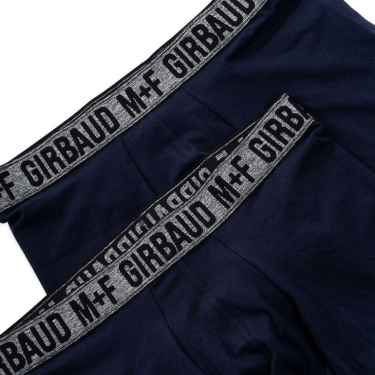 Boxer Bipack Azul Algodón-Licra Séduisant Para Hombre Girbaud 4