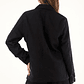 Blazer negro con bordados para mujer - Miniatura 1