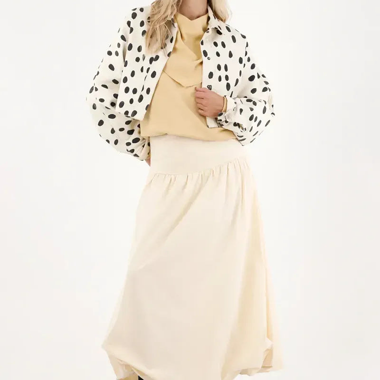 Chaqueta oversized estampada para mujer 3