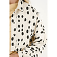 Chaqueta oversized estampada para mujer - Miniatura 4