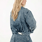 Chaqueta Bomber en denim para mujer - Miniatura 4
